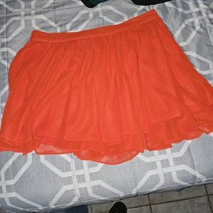 Red forever 21 skirt M